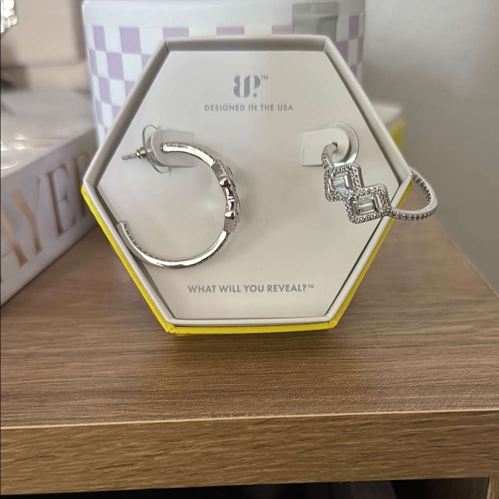 BP Silver Geometric Earrings
